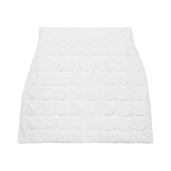 Oscar de La Renta EUC Pointelle Matelasse Mini Bodycon Skirt - Picture 4 of 12